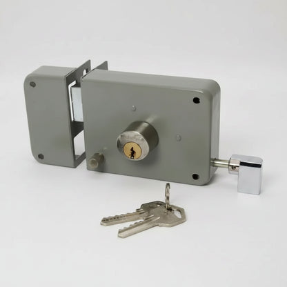 (DERECHA) Cerradura Instala fácil Fumetax - Seguridad para Puertas de Metal o Madera