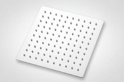Regadera Cuadrada Solvex 6 Pulgadas Acero Inoxidable - Cromo Espejo