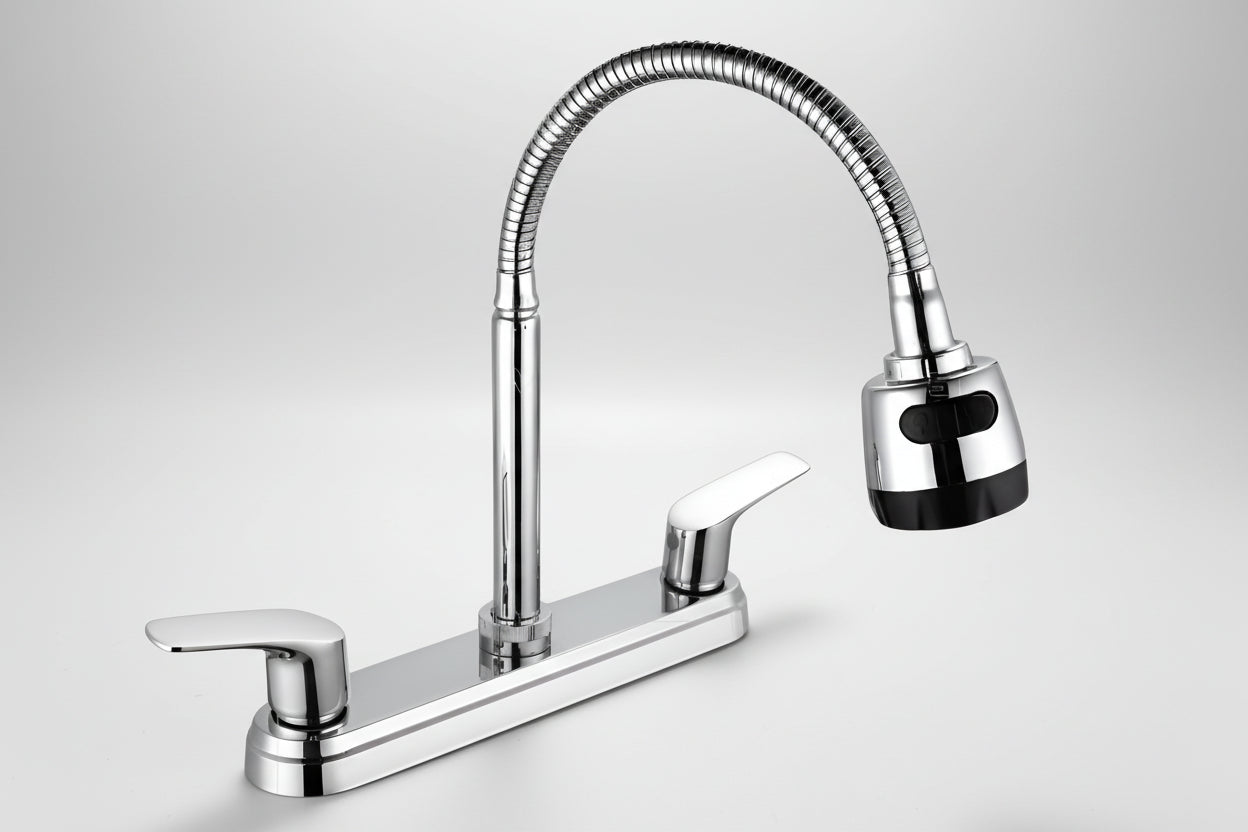 MEZCLADORA PARA FREGADERO 8"