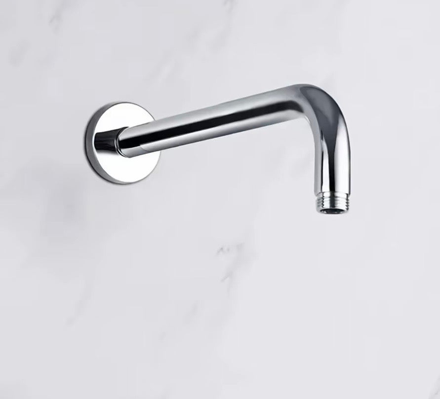 Brazo y Chapetón P/Regadera 50cm  Inoxidable Cromado para Uso Funcional y Duradero