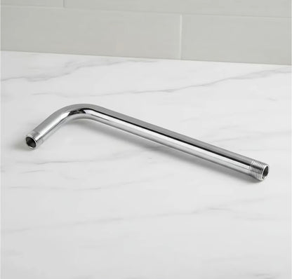 Brazo y Chapetón P/Regadera 50cm  Inoxidable Cromado para Uso Funcional y Duradero