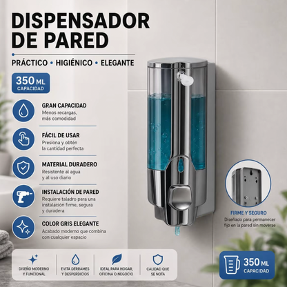 DISPENSADOR DE (JABON LIQUIDO,GEL ANTIBACTERIAL)