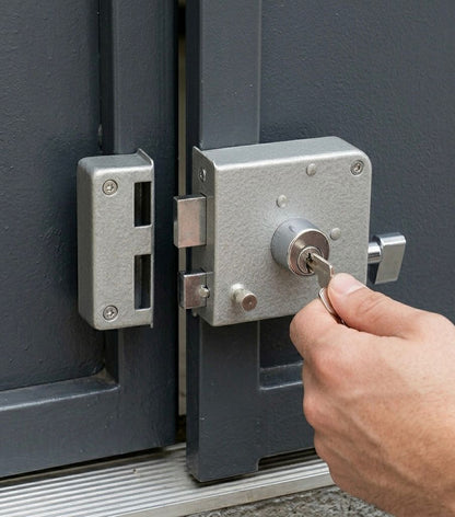 (IZQUIERDA) Cerradura Instala Fácil Fumetax Izquierda - Máxima Seguridad para Puertas de Metal y Madera