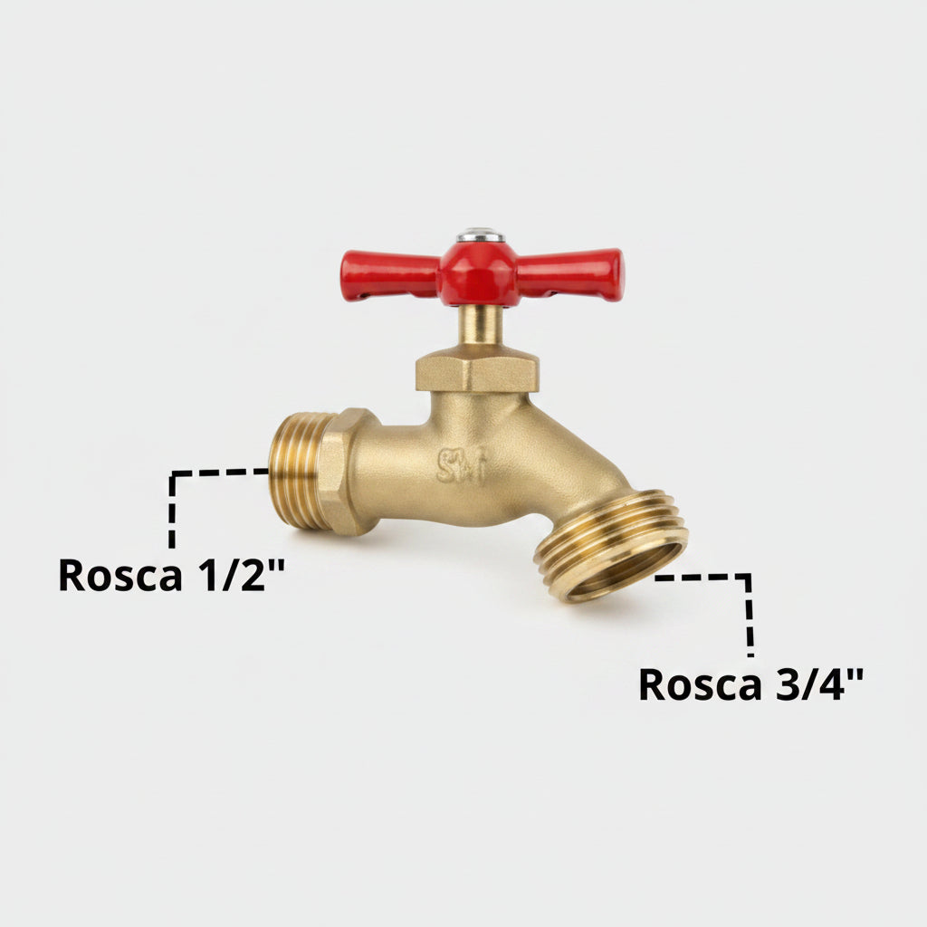 LLAVE DE CHORRO 1/2 PARA JARDIN