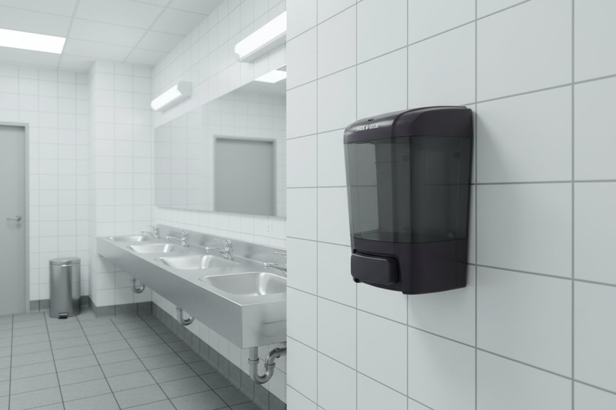 Dispensador De Jabón Líquido Negro 800ml De Lujo