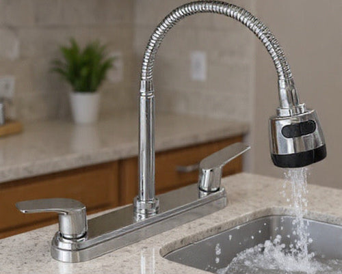 MEZCLADORA PARA FREGADERO 8"